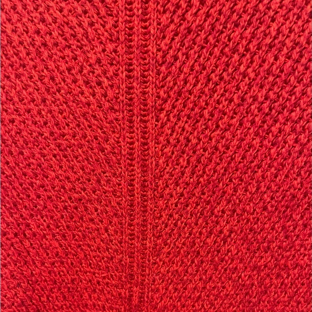 Madewell Chunky Solid Red Sweater - image 4